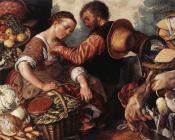 约阿希姆 布克莱尔 : Woman Selling Vegetables